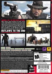 Red Dead Redemption - Box - Back Image