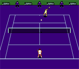 Chris Evert & Ivan Lendl in Top Players' Tennis - Screenshot - Gameplay Image