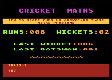 Cricket Maths - Screenshot - Gameplay Image