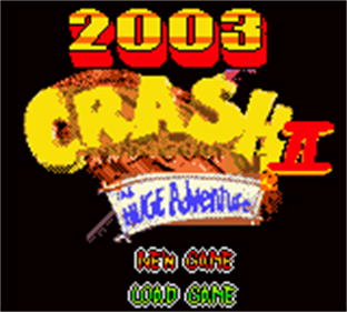 Crash II Advance - Screenshot - Game Title Image