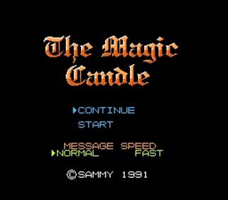 The Magic Candle - Screenshot - Game Title