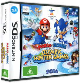 Mario & Sonic at the Olympic Winter Games - Box - 3D Image