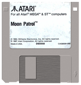 Moon Patrol - Fanart - Disc Image