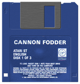 Cannon Fodder - Fanart - Disc Image