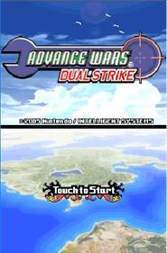 Advance Wars: Dual Strike - Screenshot - Game Title Image