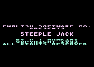 Steeple Jack - Screenshot - Game Title Image