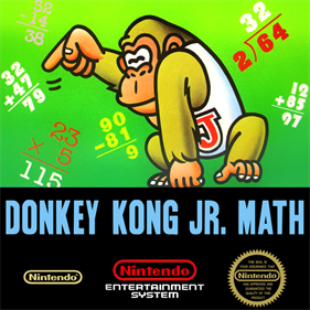 Donkey Kong Jr. Math - Fanart - Box - Front Image