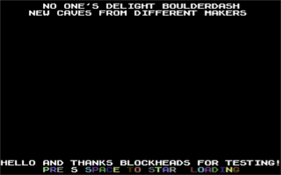Delight Boulder Dash 2 - Screenshot - Game Title Image