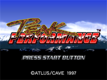 Peak Performance - Screenshot - Game Title Image