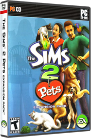 The Sims 2: Pets - Box - 3D Image