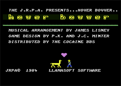 Hover Bover - Screenshot - Game Title Image