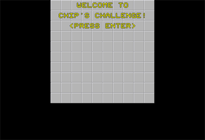 Chip's Challenge 1 - Screenshot - Game Title Image