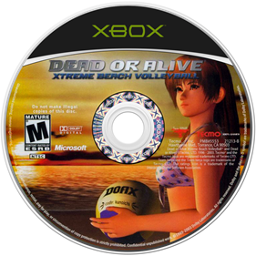 Dead or Alive: Xtreme Beach Volleyball - Disc Image