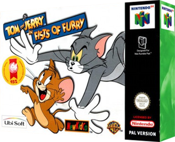 Tom and Jerry in Fists of Furry - Box - 3D Image