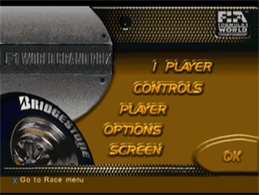 F1 World Grand Prix - Screenshot - Game Title Image