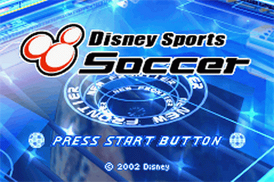 Disney Sports: Soccer - Screenshot - Game Title Image