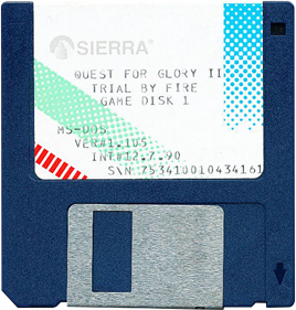 Quest for Glory II: Trial by Fire - Disc Image