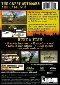 Cabela's Outdoor Adventures 2005 - Box - Back Image