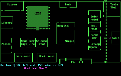 The Sam Spade Game - Screenshot - Gameplay Image