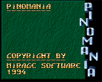 Pinomania - Screenshot - Game Title Image