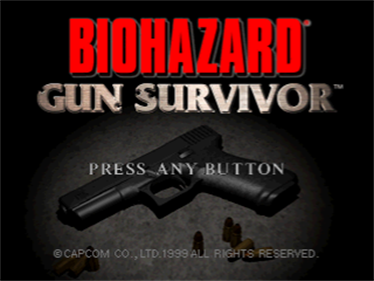 Rescue Shot Bubibo & Biohazard: Gun Survivor: GunCon Taiou Shooting Taikenban - Screenshot - Game Title Image