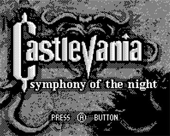 Castlevania: Symphony of the Night (Game.com Prototype) - Screenshot - Game Title Image