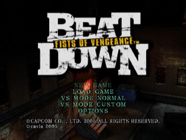 Beat Down: Fists of Vengeance - Screenshot - Game Select Image