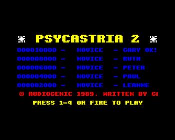 Psycastria 2 - Screenshot - Game Select Image