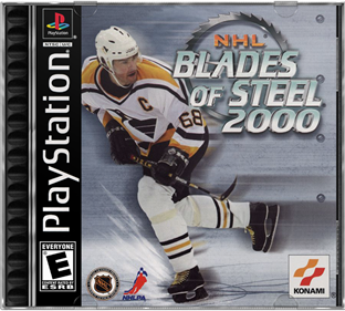 NHL Blades of Steel 2000 - Box - Front - Reconstructed Image