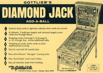 Diamond Jack - Advertisement Flyer - Front Image