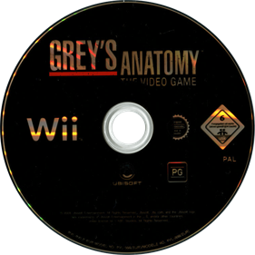 Grey's Anatomy: The Video Game - Disc Image