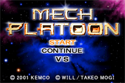Mech Platoon - Screenshot - Game Select
