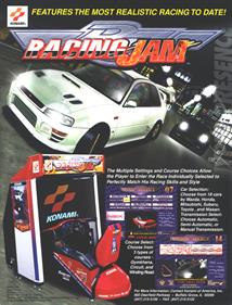 Racing Jam - Advertisement Flyer - Back Image