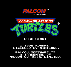 Teenage Mutant Ninja Turtles - Screenshot - Game Title Image