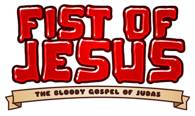 Fist of Jesus: The Bloody Gospel of Judas - Clear Logo Image