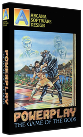 Powerplay: The Game of the Gods - Box - 3D Image
