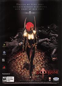 BloodRayne - Advertisement Flyer - Front Image