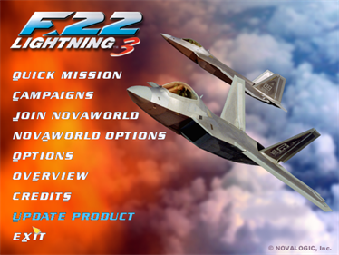 F-22 Lightning 3 - Screenshot - Game Select Image