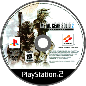 Metal Gear Solid 2: Substance - Disc Image