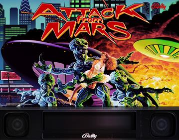 Attack from Mars - Arcade - Marquee Image