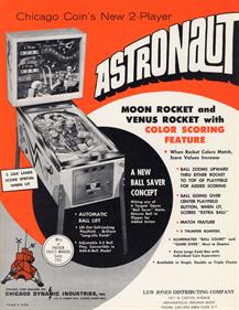 Astronaut - Advertisement Flyer - Front Image