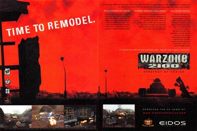 Warzone 2100 - Advertisement Flyer - Front Image