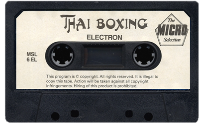 Thai Boxing - Cart - Front Image