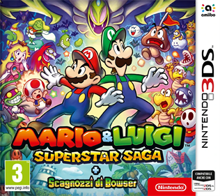 Mario & Luigi: Superstar Saga + Bowser's Minions - Box - Front Image