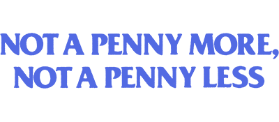 Jeffrey Archer: Not a Penny More, Not a Penny Less: The Computer Game - Clear Logo Image