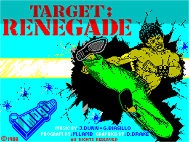 Target: Renegade - Screenshot - Game Title Image