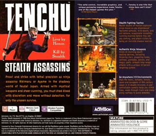 Tenchu: Stealth Assassins - Box - Back Image