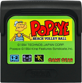 Popeye Beach Volley Ball - Cart - Front Image