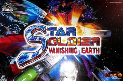 Star Soldier: Vanishing Earth - Arcade - Marquee Image