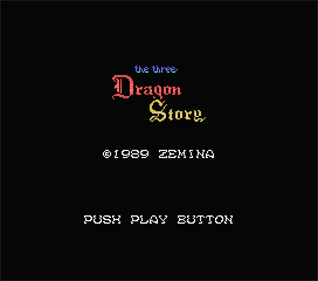 The Three Dragon Story - Screenshot - Game Title Image